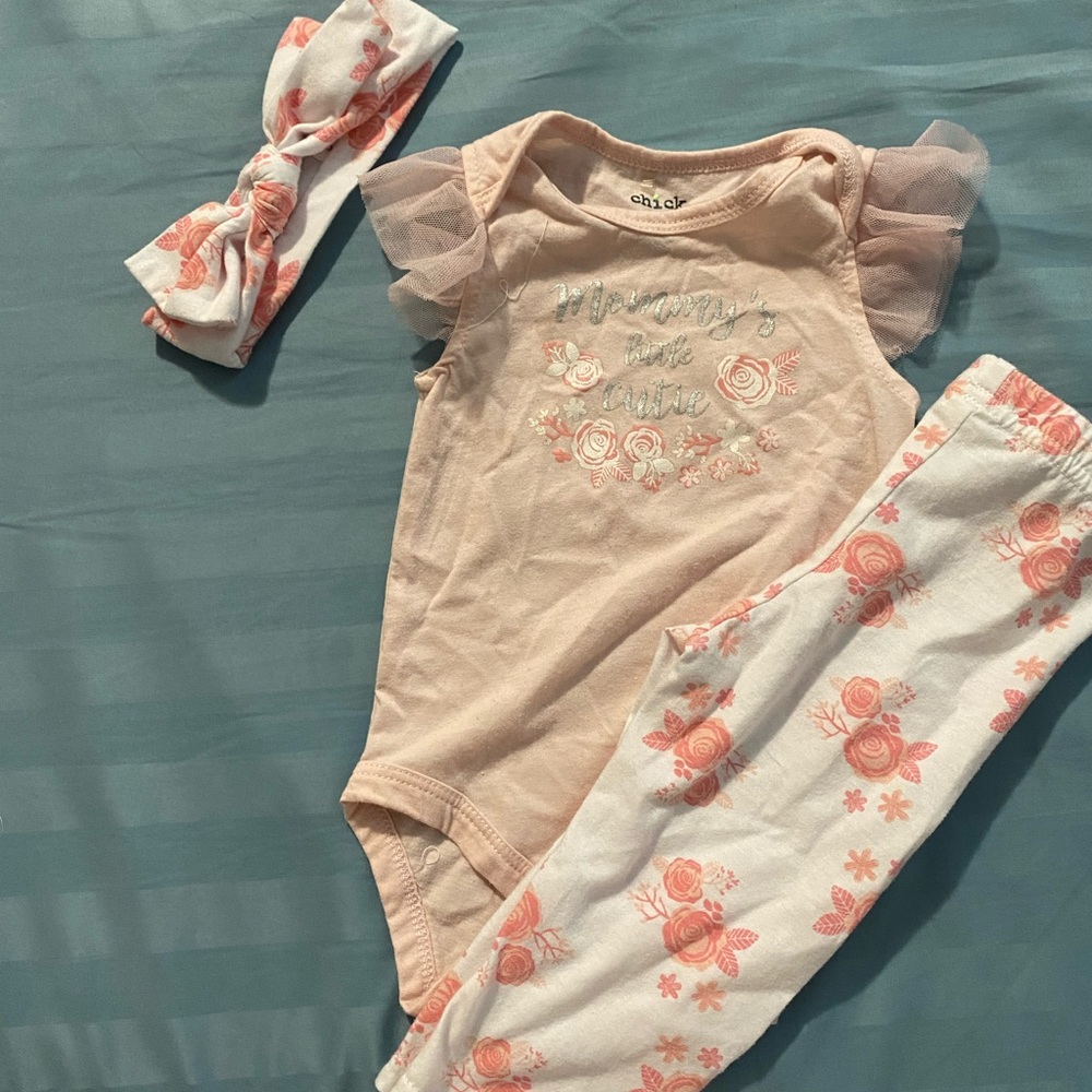 3-piece Baby Girl Outfit